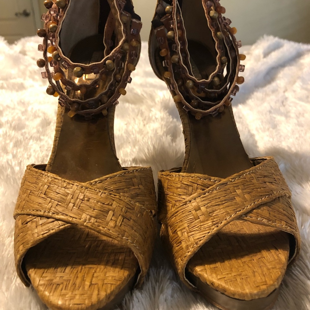 EFE Wicker High Heel Sandal
